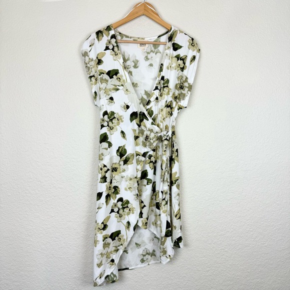 Zulu & Zephyr Beach Wrap Dress in Botanic Print - Picture 4 of 11